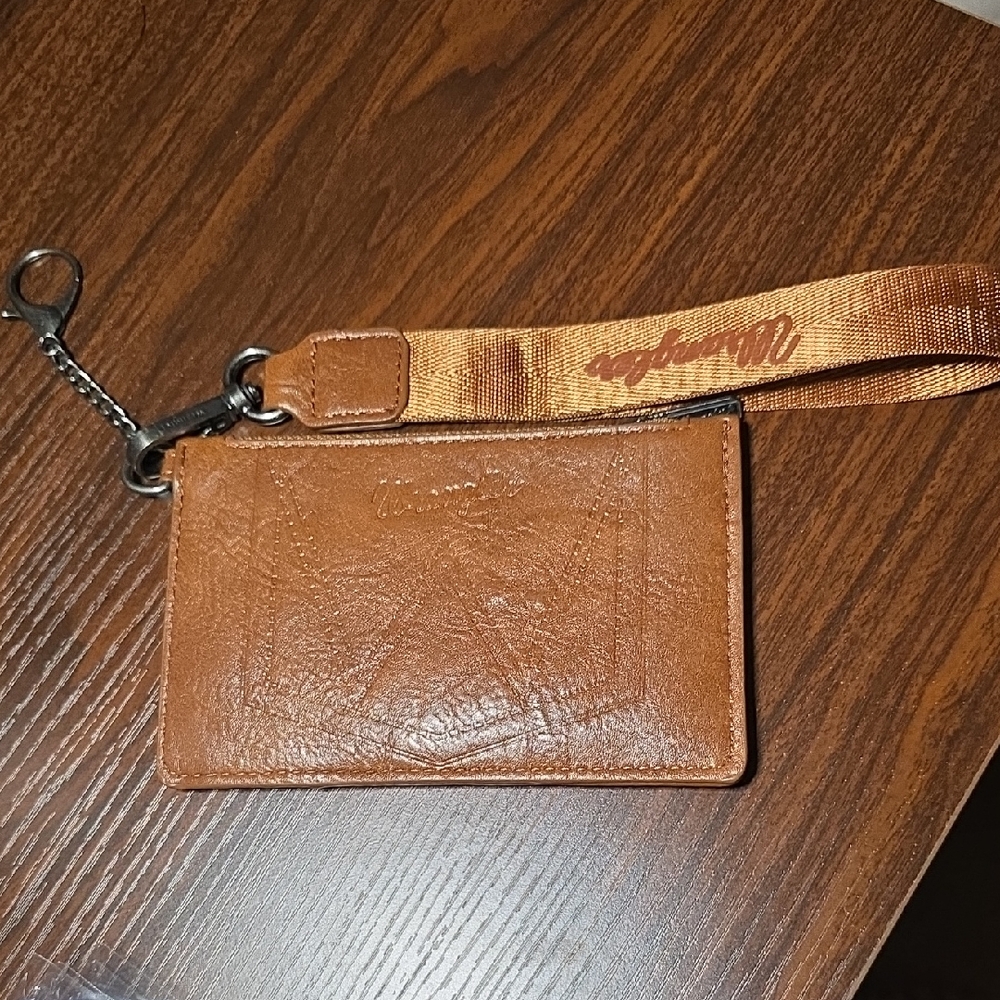 Wrangler Brown Key Card Holder